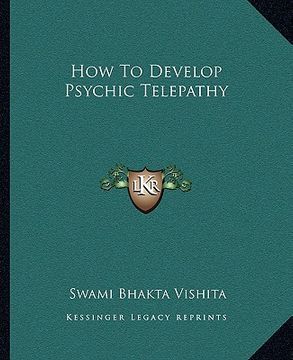 portada how to develop psychic telepathy (en Inglés)