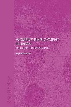 portada women's employment in japan: the experience of part-time workers