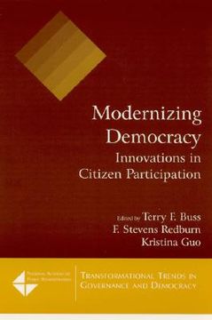 portada modernizing democracy: innovations in citizen participation (en Inglés)