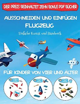 portada Einfache Kunst und Handwerk: Ausschneiden und Einfügen - Flugzeug (in German)
