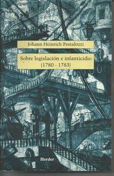 portada Sobre Legislación e Infanticidio (1780-1783)