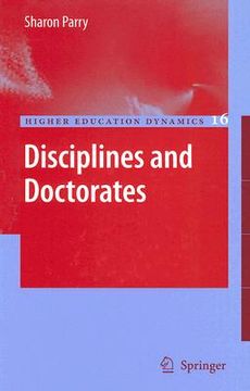 portada disciplines and doctorates (in English)