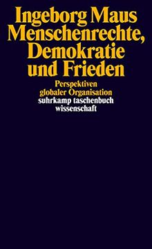 portada Menschenrechte, Demokratie und Frieden: Perspektiven Globaler Organisation (Suhrkamp Taschenbuch Wissenschaft) (en Alemán)