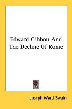 portada edward gibbon and the decline of rome (en Inglés)
