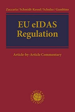 portada Eu Eidas-Regulation: Article-By-Article Commentary (en Inglés)
