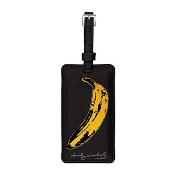 portada Andy Warhol Banana Luggage tag 