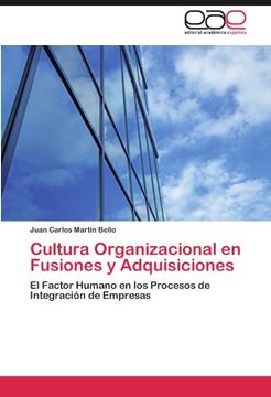 portada Cultura Organizacional en Fusiones y Adquisiciones (in Spanish)