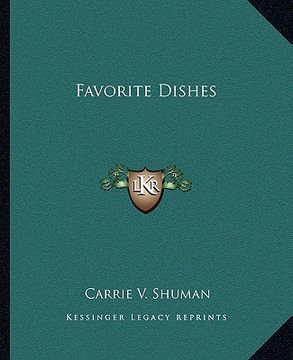 portada favorite dishes (en Inglés)