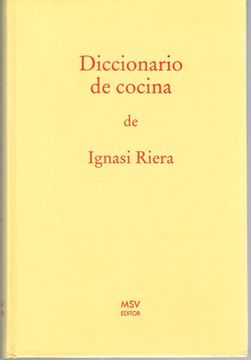 portada Diccionario de Cocina de Ignasi Riera