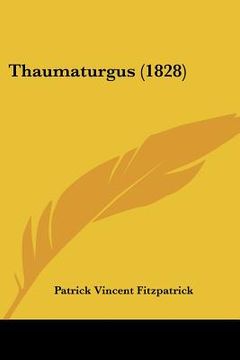 portada thaumaturgus (1828) (in English)