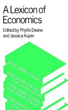 portada a lexicon of economics (en Inglés)