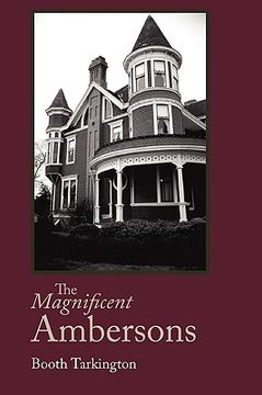 portada the magnificent ambersons, large-print edition (in English)