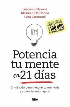 portada Potencia tu Mente en 21 Dias. El Metodo Para Mejorar tu Memoria y Aprender mas Rapido (in Spanish)