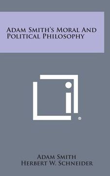 portada Adam Smith's Moral and Political Philosophy (en Inglés)