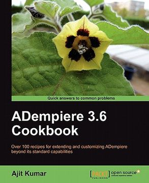 portada adempiere 3.6 cookbook (en Inglés)