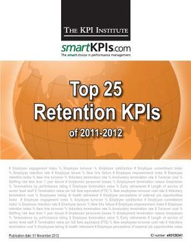 portada Top 25 Retention KPIs of 2011-2012 (en Inglés)