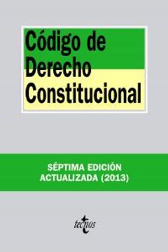 portada Código De Derecho Constitucional (Derecho - Biblioteca De Textos Legales) (in Spanish)