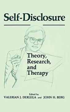 portada Self-Disclosure: Theory, Research, and Therapy (Perspectives in Social Psychology) (en Inglés)