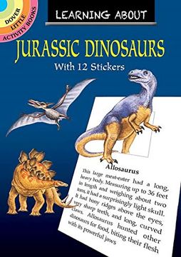 portada Learning About Jurassic Dinosaurs (Dover Little Activity Books) (en Inglés)