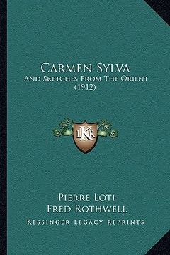 portada carmen sylva: and sketches from the orient (1912) (en Inglés)