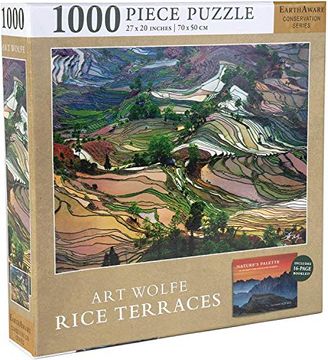 portada Art Wolfe: Rice Terraces (Jigsaw) (en Inglés)