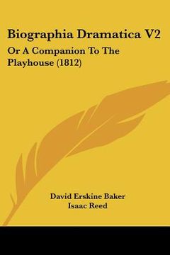 portada biographia dramatica v2: or a companion to the playhouse (1812) (en Inglés)