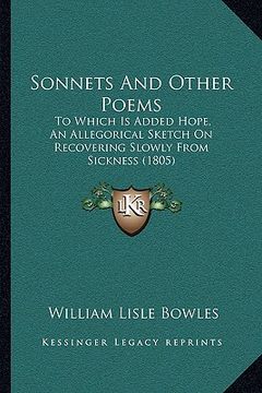 portada sonnets and other poems: to which is added hope, an allegorical sketch on recovering to which is added hope, an allegorical sketch on recoverin