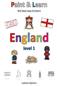 portada Paint & Learn: England (level 1) (en Inglés)