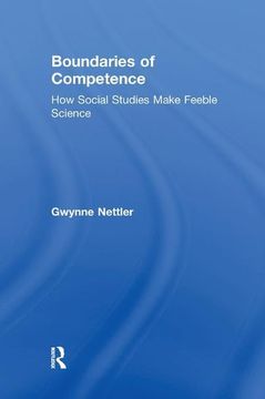 portada Boundaries of Competence: Knowing the Social with Science (en Inglés)