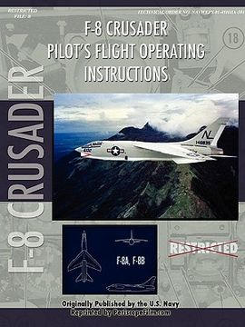 portada vought f-8u crusader pilot's flight operating manual (en Inglés)