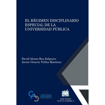portada EL REGIMEN DISCIPLINARIO ESPECIAL DE LA UNIVERSIDAD PUBLICA (in Spanish)