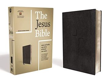 portada The Jesus Bible, esv Edition, Leathersoft, Black (en Inglés)