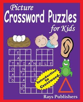 portada Picture Crossword Puzzles for Kids (en Inglés)