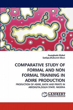 portada comparative study of formal and non formal training in adire production