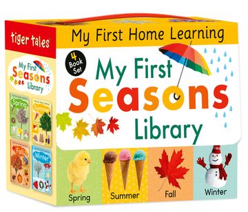 portada My First Seasons Library 4-Book Boxed Set: Celebrate Spring, Summer, Fall, and Winter! (en Inglés)