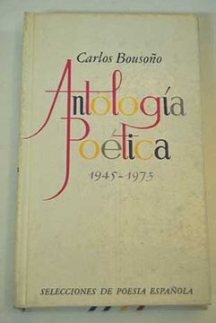 portada Antologia poetica de Carlos bousoño (Selecciones de poes,a española)