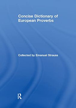 portada Concise Dictionary of European Proverbs