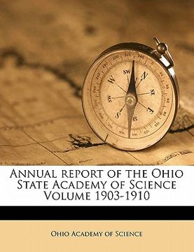portada annual report of the ohio state academy of science volume 1903-1910