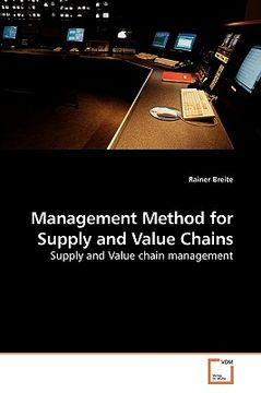 portada management method for supply and value chains (en Inglés)