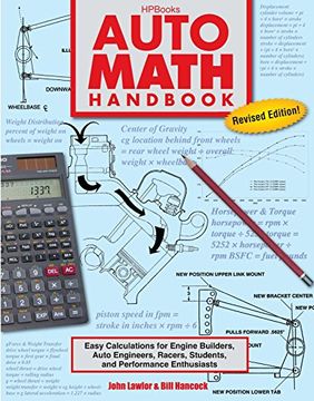 portada Auto Math Handbook: Easy Calculations for Engine Builders, Auto Engineers, Racers, Students and Performance Enthusiasts 
