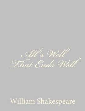 portada All's Well That Ends Well (en Inglés)