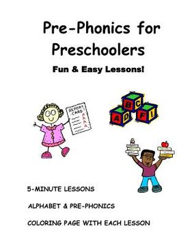 portada Pre-Phonics For Preschoolers: Fun & Easy Lessons (en Inglés)