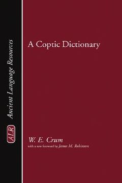 portada a coptic dictionary