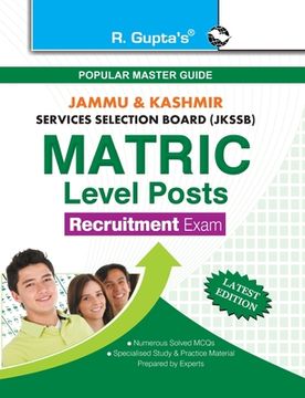 portada Jkssb: Matric Level Posts (McQ) Written Test Guide (in English)