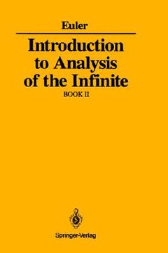 portada introduction to analysis of the infinite: book ii (in English)