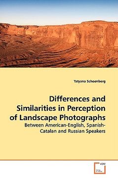 portada differences and similarities in perception of landscape photographs (en Inglés)
