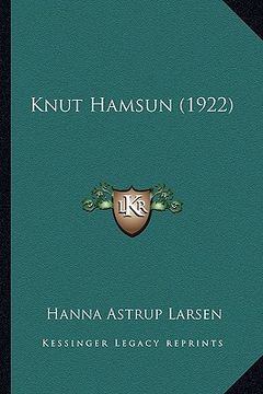 portada knut hamsun (1922) (en Inglés)
