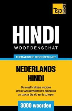 portada Thematische woordenschat Nederlands-Hindi - 3000 woorden