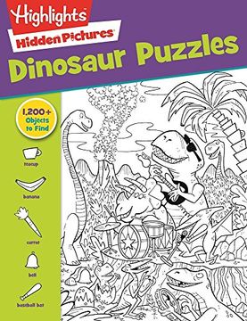 portada Dinosaur Puzzles (Highlights (Tm) Hidden Pictures (R)) (en Inglés)