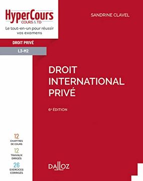 portada Droit International Privé. 6e éd.